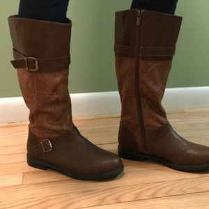 Nine West Casey Brown Buckle Boot